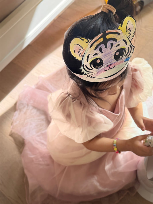 Lunar Zodiac Animal Paper Crown Artwork